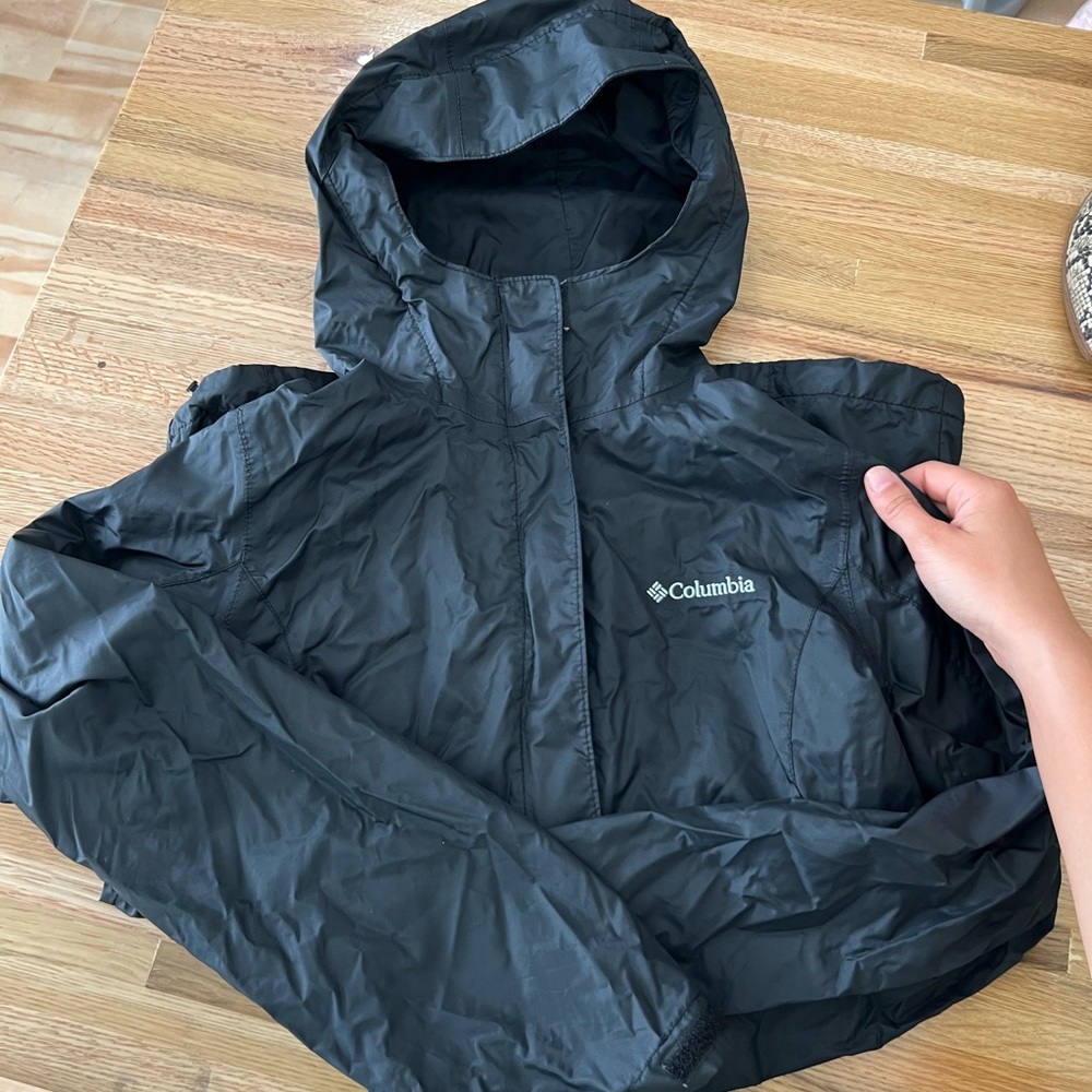 Black Columbia Rain Jacket